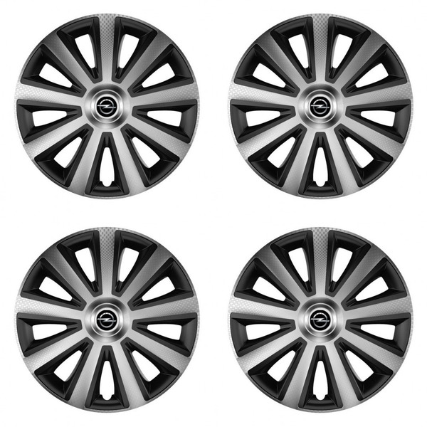 dísztárcsa Opel 15 Aviator carbon silver&black típushoz