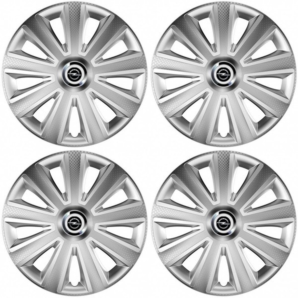 dísztárcsa Opel 14 Aviator carbon RC silver típushoz