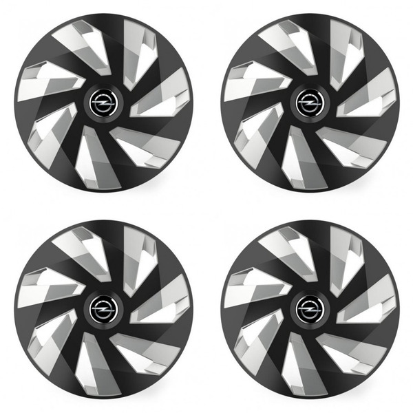 dísztárcsa Opel 16 Vector RC black and silver típushoz