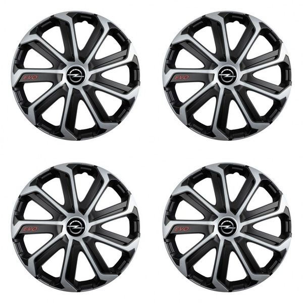 dísztárcsa Opel 14 Evo black&silver típushoz