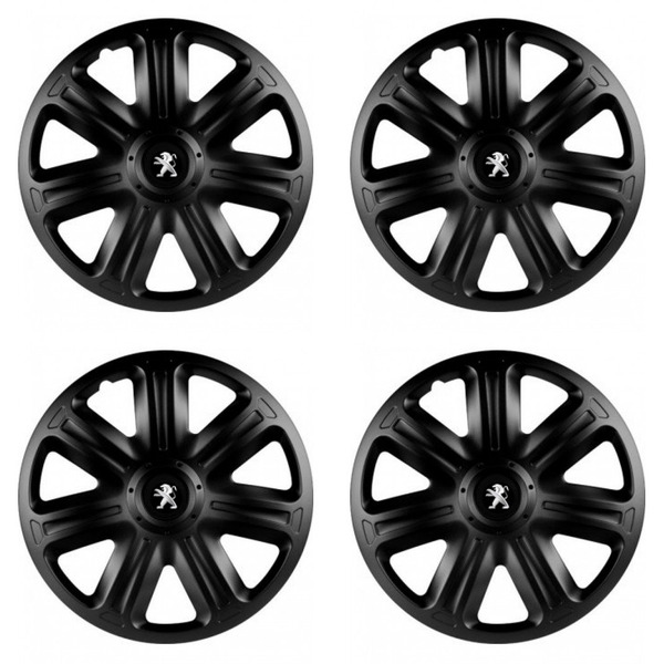 dísztárcsák Peugeot-hoz (régebbi logó) 15 COMFORT BLACK