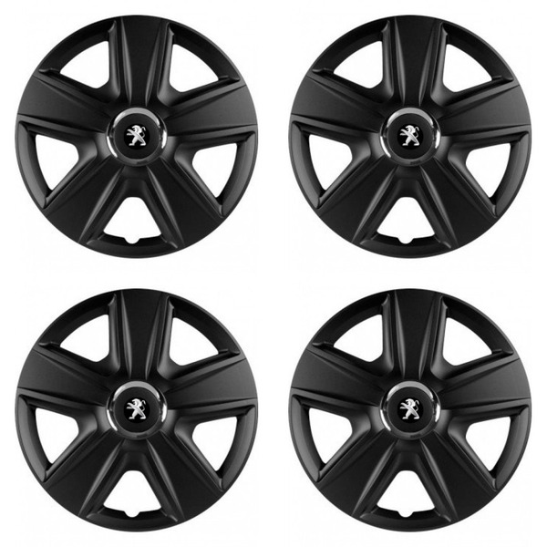 dísztárcsák Peugeot-hoz (régebbi logó) 14 ESPRIT RC BLACK