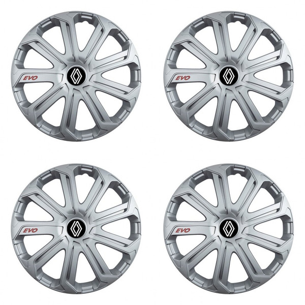 dísztárcsa Renault (új logó) 16 Evo silver