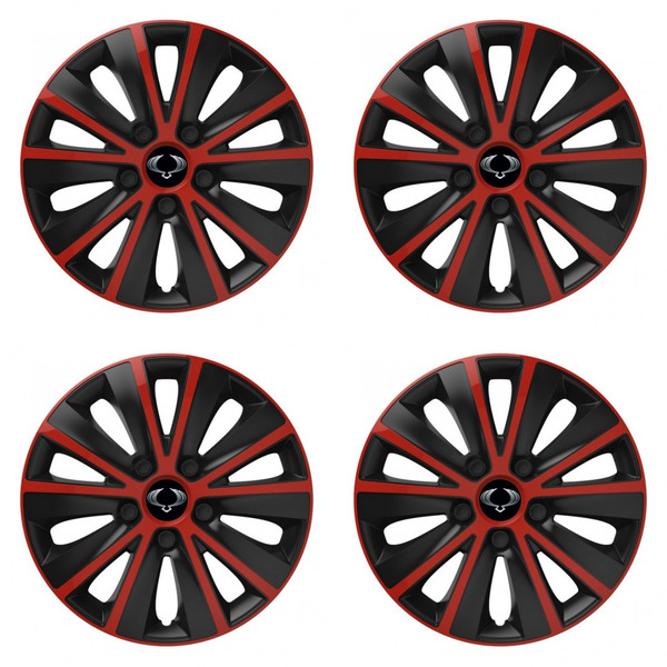 dísztárcsa Sangyong 16 RAPIDE red and black típushoz