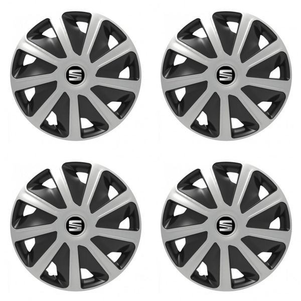 dísztárcsák Seat furgonokhoz 15 Craft silver and black