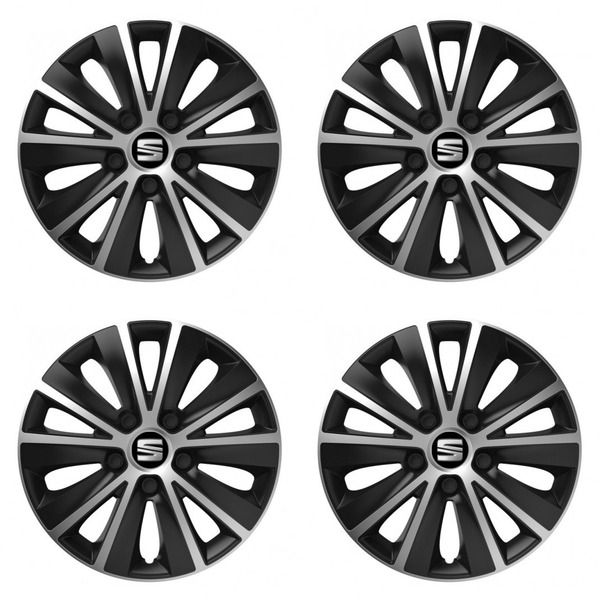 dísztárcsák Seat 16 RAPIDE silver and black