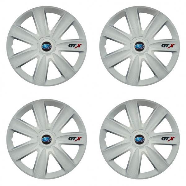 dísztárcsa Subaru 15 GTX carbon white autóhoz