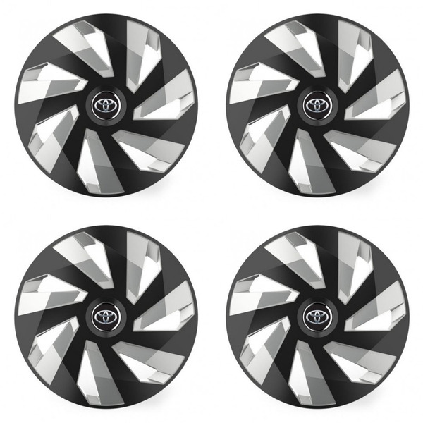 dísztárcsa Toyota 15 Vector RC black and silver