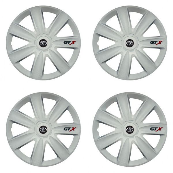 dísztárcsák Toyota 14 GTX carbon white