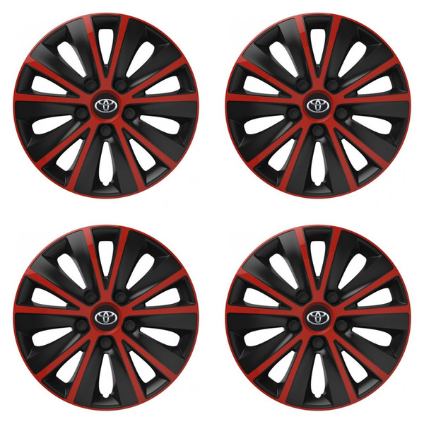 dísztárcsák Toyota 14 RAPIDE red and black