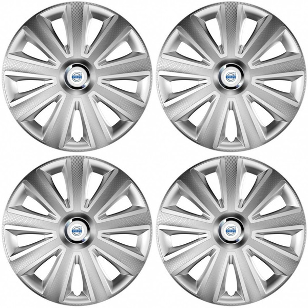 dísztárcsa Volvo (fehér) 15 Aviator carbon silver