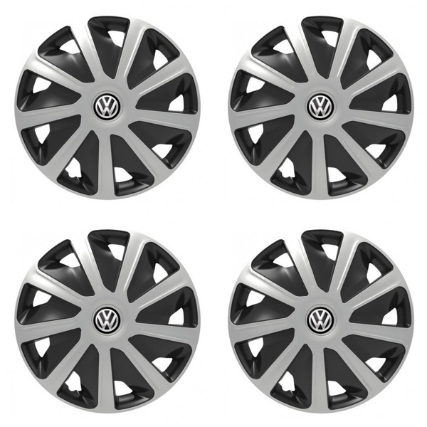 dísztárcsák VW (fekete) furgonokhoz 15 Craft silver and black
