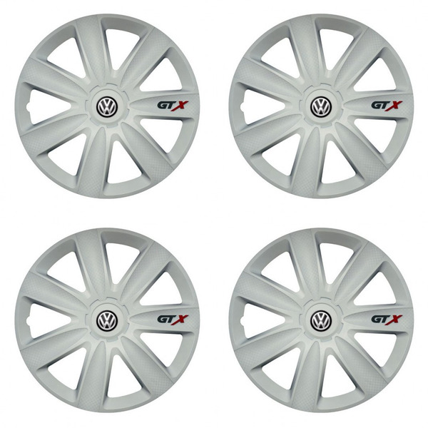 dísztárcsák VW (fekete) 16 GTX carbon white