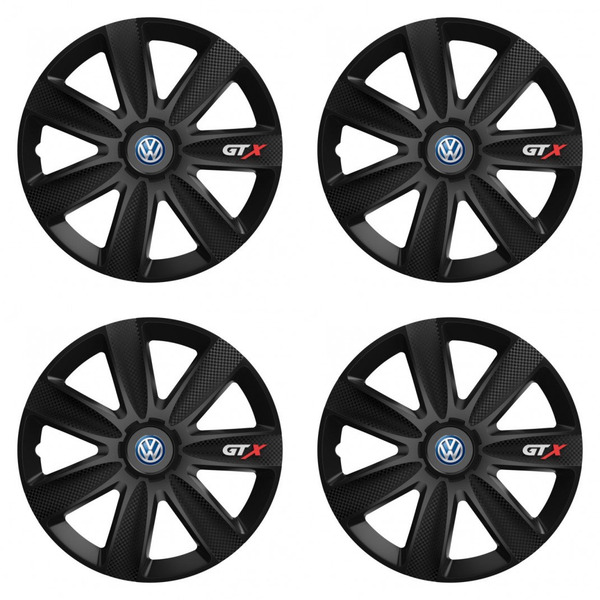 dísztárcsa VW (kék) 14 GTX CARBON black