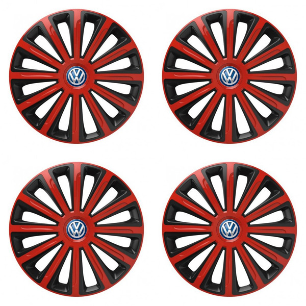 dísztárcsák VW (kék) 16 TREND red and black