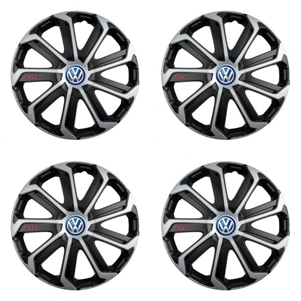 dísztárcsa VW (kék) 15 Evo black&silver
